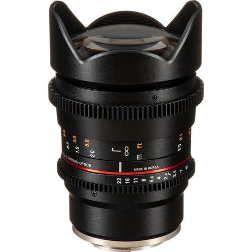 Rokinon 16mm T2.6 Lente Cine Full Frame Montura Sony E 16mm Foco Manual