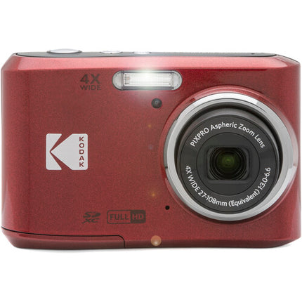 Kodak Pixpro FZ45 Cámara Digital 16MP Zoom 4x Pantalla 2.7" Roja
