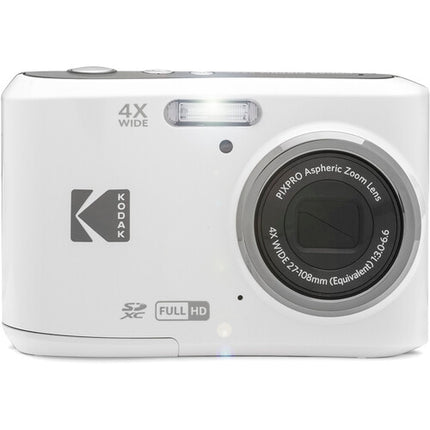 Kodak Pixpro FZ45 Cámara Digital 16MP Zoom 4x Pantalla 2.7" Blanca