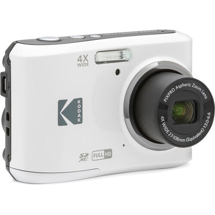 Kodak Pixpro FZ45 Cámara Digital 16MP Zoom 4x Pantalla 2.7" Blanca