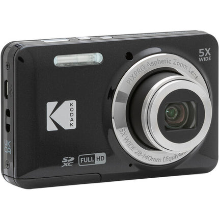 Cámara Digital Kodak PIXPRO FZ55 16MP Zoom óptico 5x Pantalla 2.7" Kit accesorios