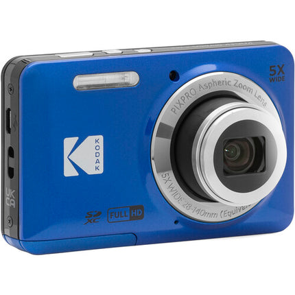 Kodak PIXPRO FZ55 Cámara Digital Azul 16MP Zoom Óptico 5x Pantalla 2.7''