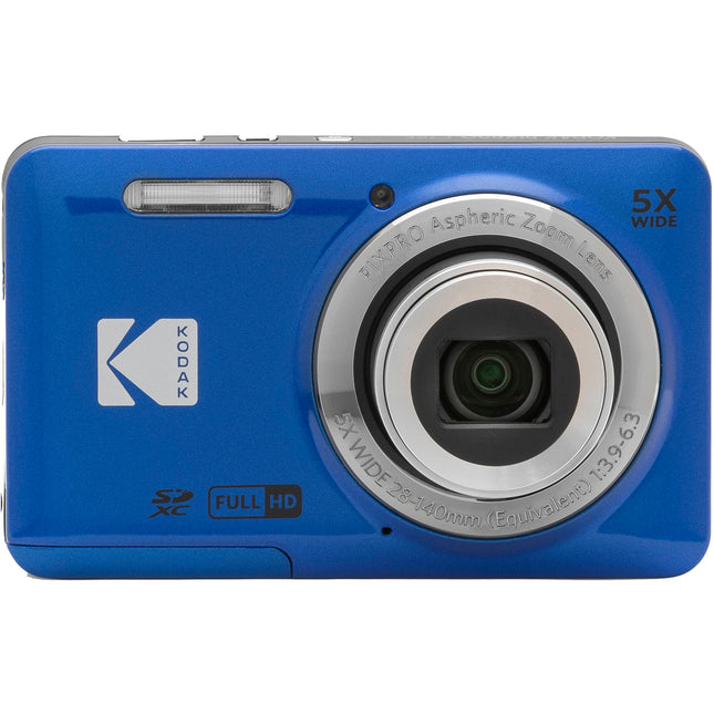 Kodak PIXPRO FZ55 Cámara Digital Azul 16MP Zoom Óptico 5x Pantalla 2.7''