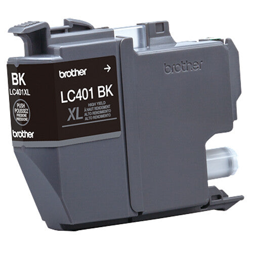 Cartucho de tinta negro alta capacidad Brother LC401 para impresoras Brother MFC-J1010DW J1012DW J1170DW