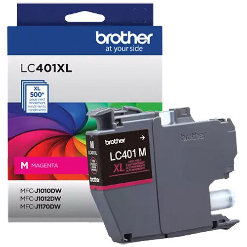 Brother LC401 Cartucho Tinta Magenta Alta Capacidad para Impresoras MFC