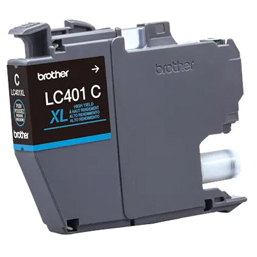 Cartucho de tinta cyan de alta capacidad Brother LC401 para impresoras All-in-One MFC-J1010DW MFC-J1012DW MFC-J1170DW