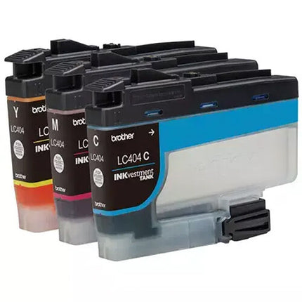 Brother LC404 Cartuchos de Tinta Color Estándar para INKvestment Tank MFC-J1205W MFC-J1215W