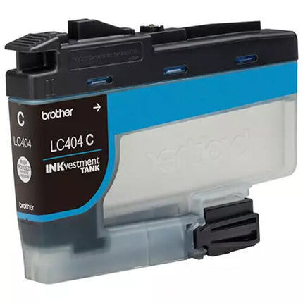 Brother LC404 Cartucho de Tinta Cyan Estándar para INKvestment Tank MFC-J1205W