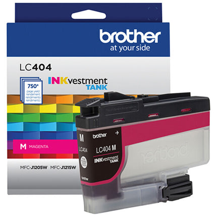 Brother Genuine LC404 Cartucho de Tinta Magenta para MFC-J1205W INKvestment Tank
