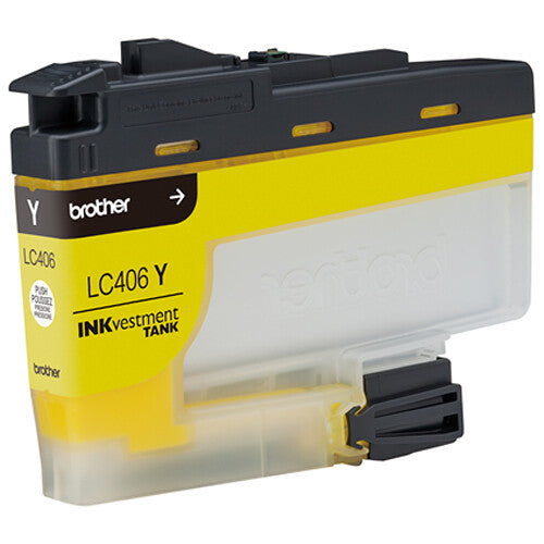Brother LC406YS Cartucho de Tinta Amarilla INKvestment Tank Rendimiento Estándar