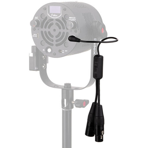 Fiilex TRRS a XLR 5 Pines Adaptador DMX Macho y Hembra para Iluminación