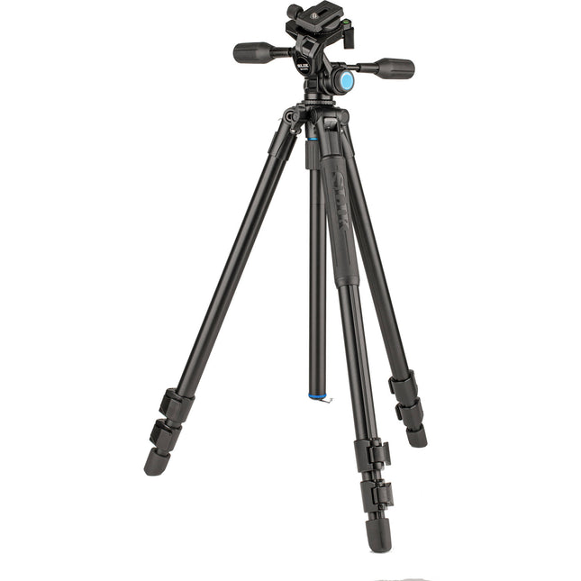 SLIK Pro AL-523-3WFC Trípode de Aluminio 3 Secciones 79 Pulgadas con Cabezal Pan-Tilt 3 Vías