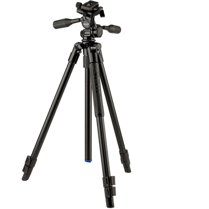 SLIK Pro AL-323-3W Trípode de Aluminio 3 Secciones 75.5 Pulgadas 8.8 lb Capacidad