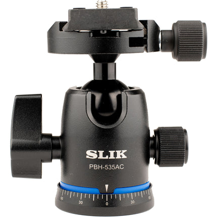 SLIK PBH-535AC Cabezal de Bola Dual 11 lb 4 Pulgadas con Placa Arca-Type