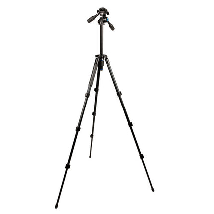 SLIK Pro AL-324-3WFC Trípode de Aluminio 4 Secciones 67 Pulgadas 8.8 lb Con Cabezal Panorámico