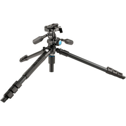 SLIK Pro AL-324-3WFC Trípode de Aluminio 4 Secciones 67 Pulgadas 8.8 lb Con Cabezal Panorámico
