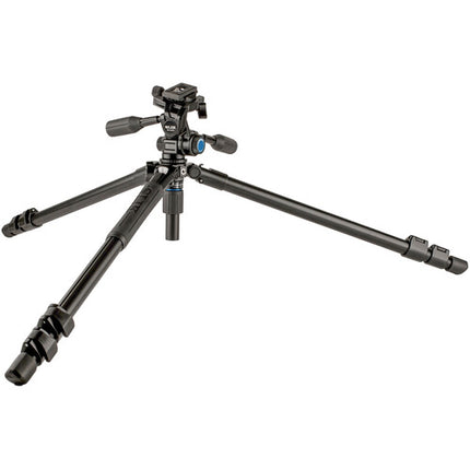 SLIK Pro AL-523-3WFC Trípode de Aluminio 3 Secciones 79 Pulgadas con Cabezal Pan-Tilt 3 Vías