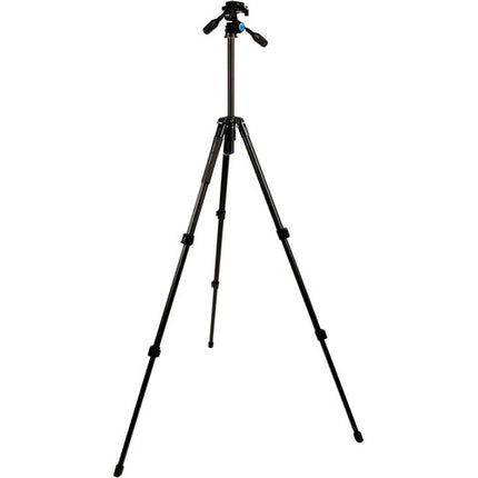 SLIK Pro AL-523-3WFC Trípode de Aluminio 3 Secciones 79 Pulgadas con Cabezal Pan-Tilt 3 Vías