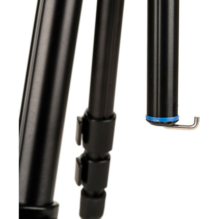SLIK Pro AL-523-3WFC Trípode de Aluminio 3 Secciones 79 Pulgadas con Cabezal Pan-Tilt 3 Vías