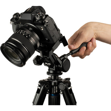 SLIK SH-747 Cabezal Pan-Tilt 3 Vías con Liberación Rápida Arca Tipo 15.4 lb 4.6"