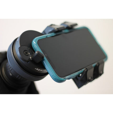 Novagrade Adaptador Universal Digiscoping Doble para Smartphones hasta 4.4" y Oculares 39-60.8mm