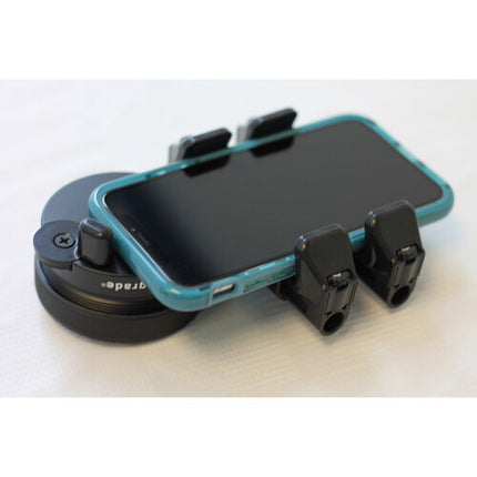 Novagrade Adaptador Universal Digiscoping Doble para Smartphones hasta 4.4" y Oculares 39-60.8mm
