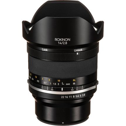 Rokinon 14mm f2.8 Serie II objetivo para Micro Cuatro Tercios apertura f2.8 a f22