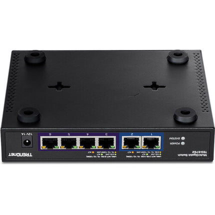 TRENDnet TEG-S762 Switch de Red 6 Puertos 2.5G y 10G 60 Gb/s 44.64 Mpps
