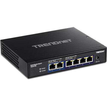 TRENDnet TEG-S762 Switch de Red 6 Puertos 2.5G y 10G 60 Gb/s 44.64 Mpps