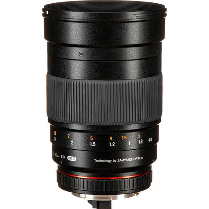 Rokinon 135mm f2.0 ED UMC objetivo Pentax K Full Frame 77mm filtro con capuchas y funda