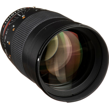 Rokinon 135mm f2.0 ED UMC objetivo Pentax K Full Frame 77mm filtro con capuchas y funda