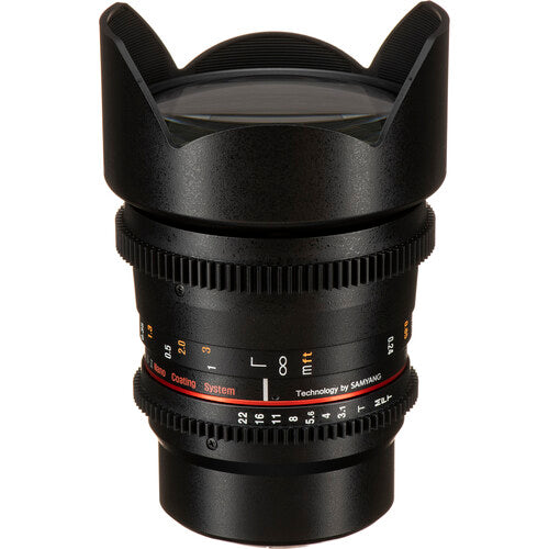 Rokinon 10mm T3.1 Objetivo Cine DS Montura MFT Manual de Apertura