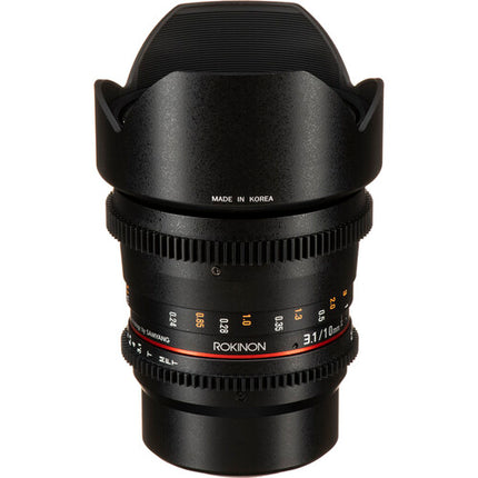 Rokinon Cine DS Kit de Lentes Gran Angular 10mm T3.1 35mm T1.5 para Micro Cuatro Tercios APS-C