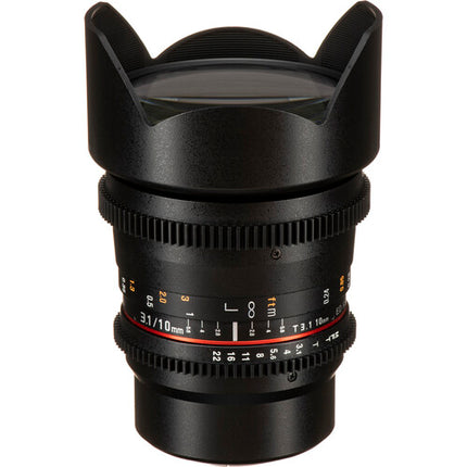 Rokinon Cine DS Kit de Lentes Gran Angular 10mm T3.1 35mm T1.5 para Micro Cuatro Tercios APS-C