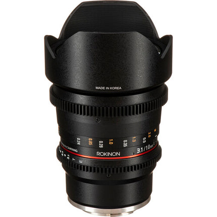 Rokinon Cine DS Kit de lentes gran angular 10 16 24 35mm para Sony E APS-C