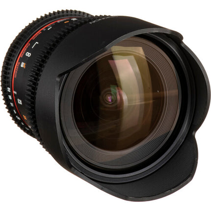 Rokinon 10mm T3.1 Objetivo Cine para Sony Alpha Montura APS-C con Foco Manual y Montura Estándar
