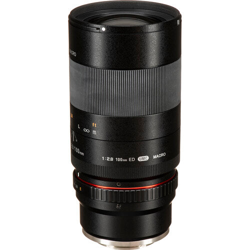 Rokinon 100mm f/2.8 Lente Macro para Sony E 1:1 Magnificación y Diafragma 9 hojas