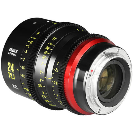 Meike FF Prime Cine 24mm T2.1 Lente para Montura L con Enfoque en Pies y Metros