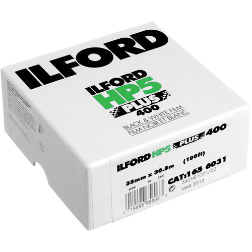 Ilford HP5 Plus Película Negativo Blanco y Negro 35mm ISO 400 100' Rollo