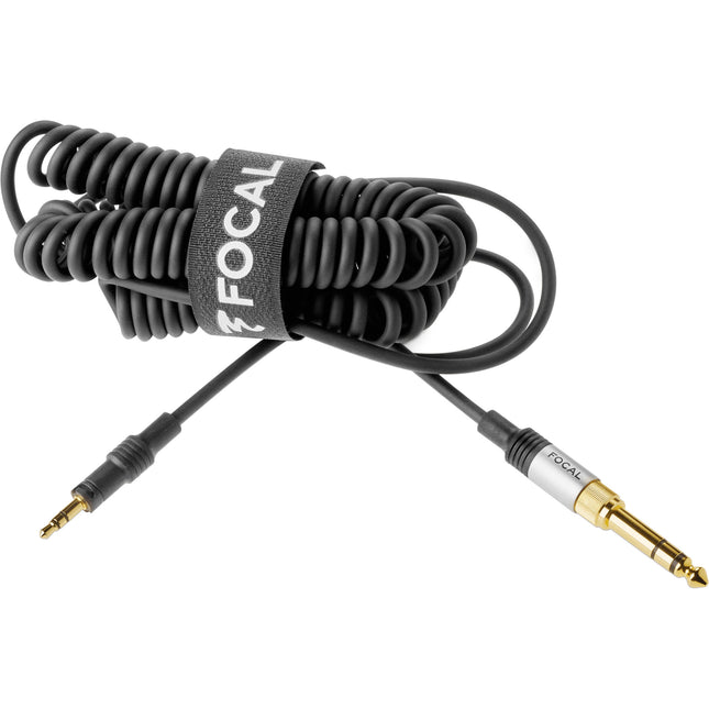 Focal Cable Enrollable 5 Metros Para Auriculares Listen Profesional Con Adaptador 1/4"