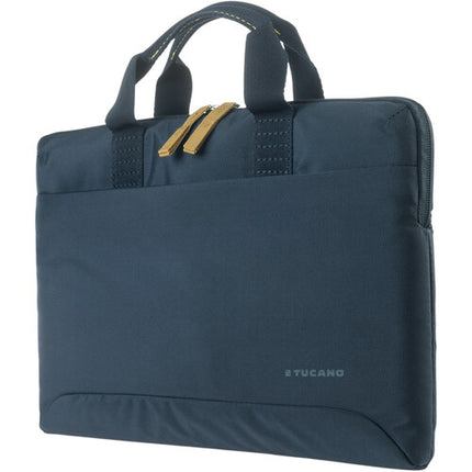 Tucano Smilza Super Slim Bolso para portátiles 15.6 y MacBook Pro 16 Azul resistente a impactos y correa desmontable