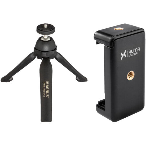 Magnus TP-50B MicroPod trípode de mesa capacidad 1.18 kg altura 14 cm con soporte smartphone Xuma