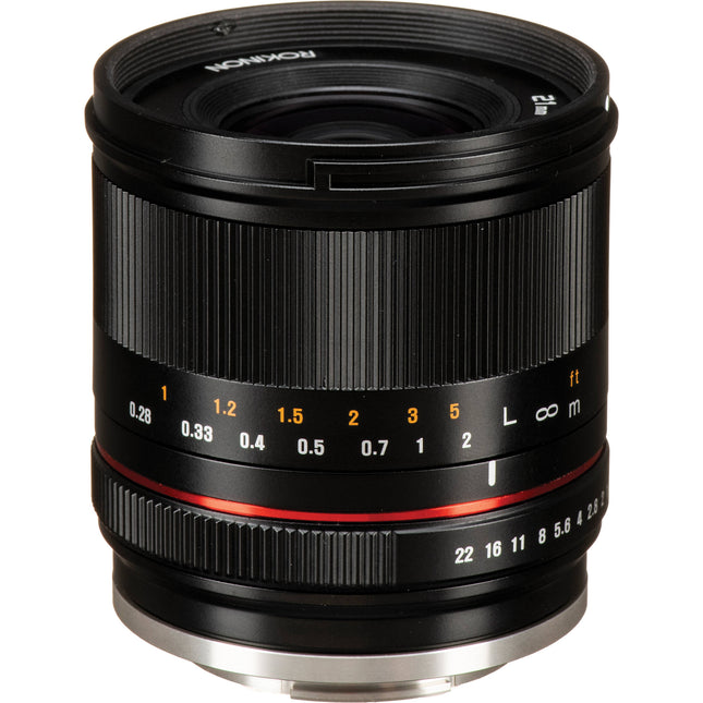 Rokinon 21mm f1.4 para Canon EF-M Lente APS-C Apertura f1.4-22 con Parasol