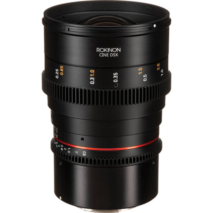 Rokinon 24mm T1.5 DSX Lente Cine de Alta Velocidad Montura RF Sellada y 9 Cuchillas