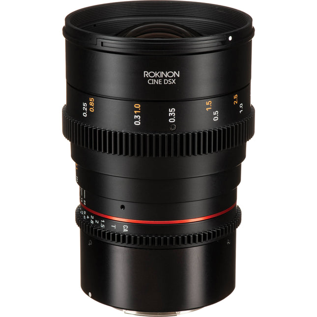 Rokinon 24mm T1.5 DSX Lente Cine de Alta Velocidad Montura RF Sellada y 9 Cuchillas