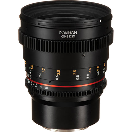 Rokinon 50mm T1.5 DSX Lente Cine Full Frame Montura E y Parasol Petal