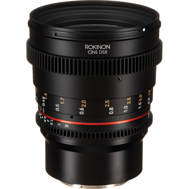 Rokinon 50mm T1.5 DSX Lente Cine Full Frame Montura E y Parasol Petal