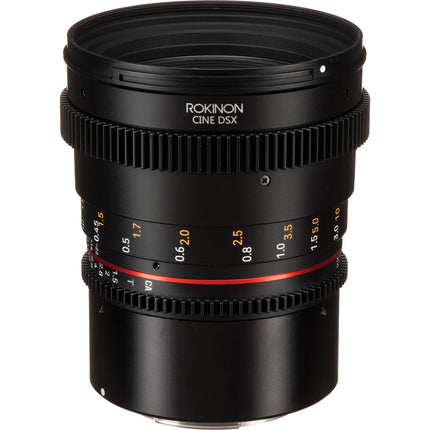 Rokinon 50mm T1.5 DSX Lente cine sobremesa para Canon RF con apertura T1.5 y lente híbrido asférico