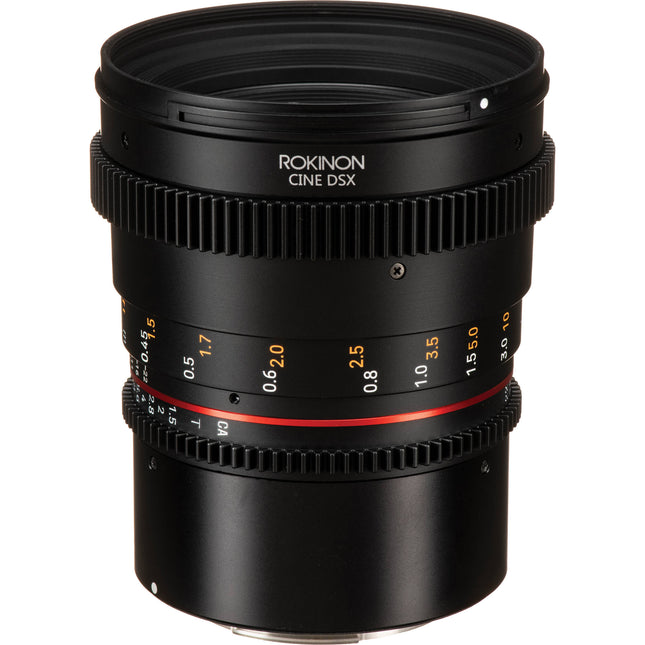 Rokinon 50mm T1.5 DSX Lente cine sobremesa para Canon RF con apertura T1.5 y lente híbrido asférico