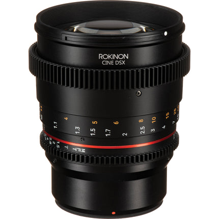 Rokinon 85mm T1.5 DSX Objetivo Cine MFT Apertura T1.5 Iris 9 Láminas